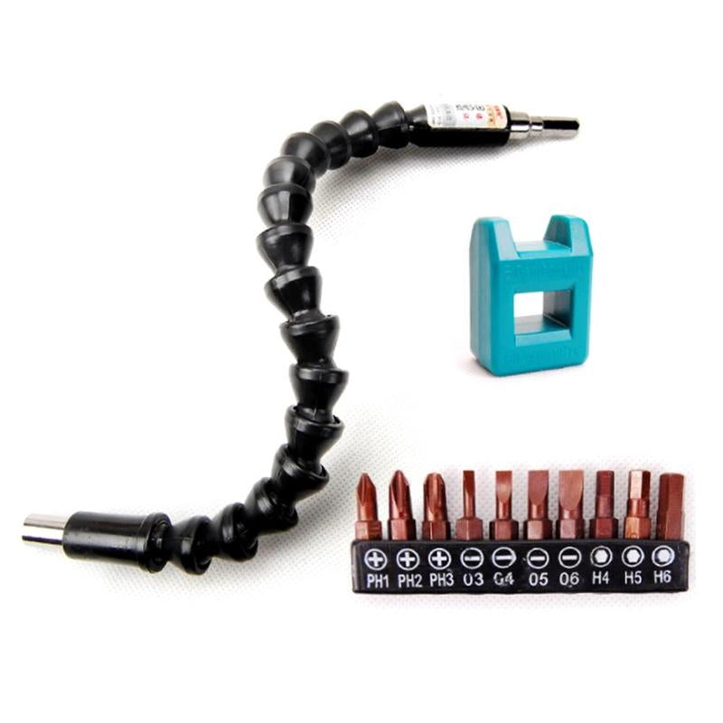 Flexible Drill Bit Extension Soft Shaft Screwdriver | Kalsten