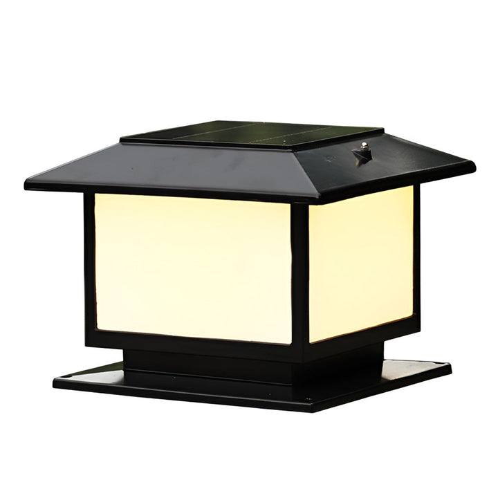 Square Three Step Dimming LED Waterproof Solar Fence Post Lights | Kalsten