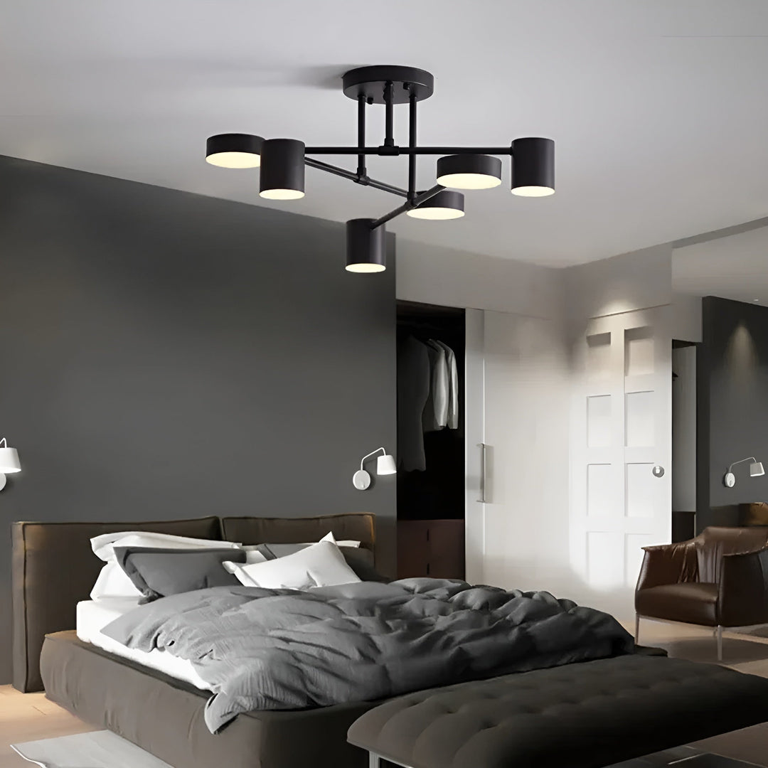 LED Ceiling Light with 6 Arms – Modern Design & Bright Light | Perfect for Living Spaces | Kalsten