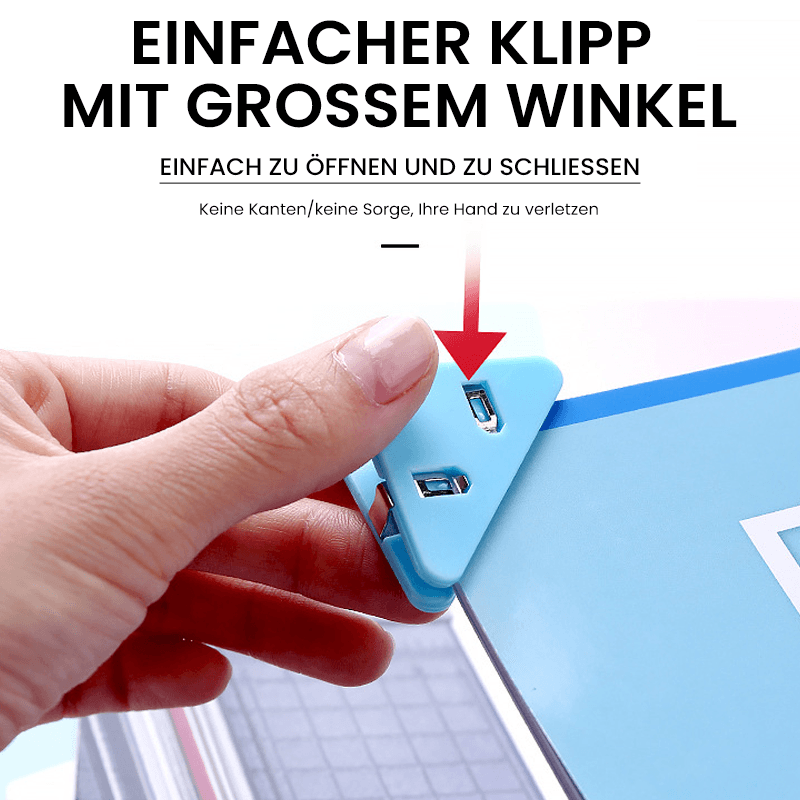 Triangular Data Closure Clips (5 Pieces) | Kalsten