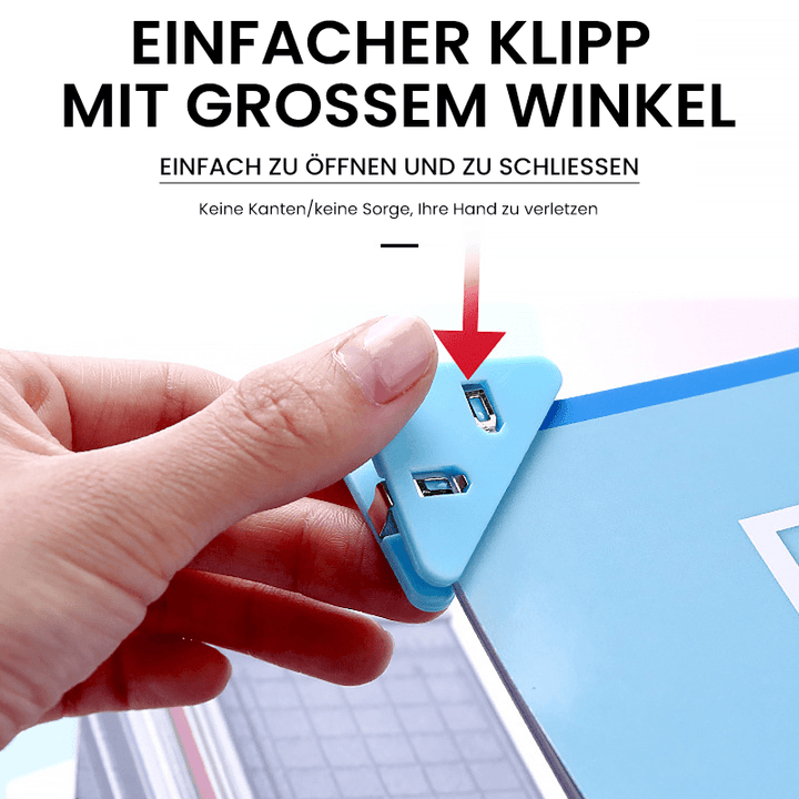 Triangular Data Closure Clips (5 Pieces) | Kalsten