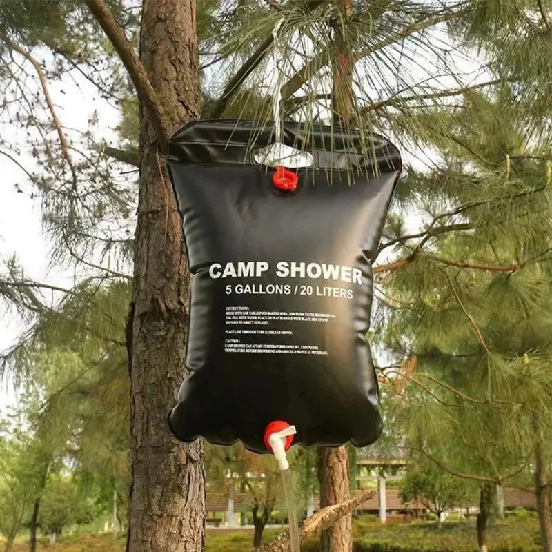 Portable Solar Heated Camping Shower Bag | Kalsten