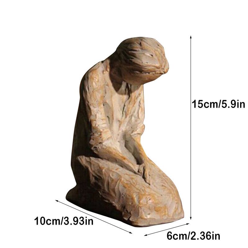 Kalsten | Sweet Hour of Prayer, beautiful hand-cast inspiring sculpture of a praying woman