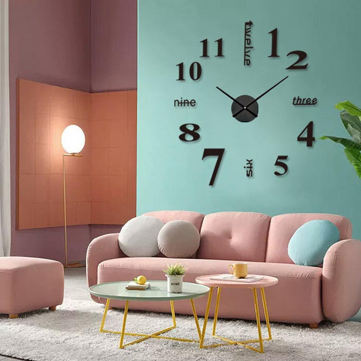 DIY Modern No-Punch Wall Clock | Kalsten