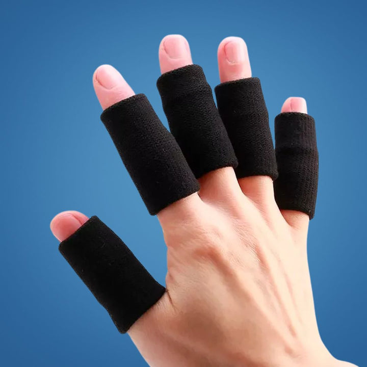FlexiGuard | Finger Protection Sleeves – Injury Prevention – Breathable Snug Fit - Keeps wounds and bandages in place – Sports and Daily Comfort Kalsten