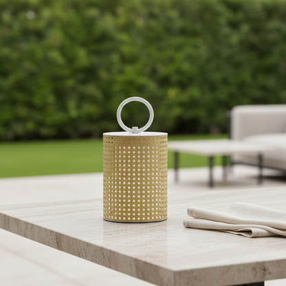 Solar Lanterns, Rattan Finish