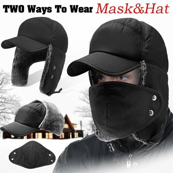 Windproof Winter Face & Ear Hat