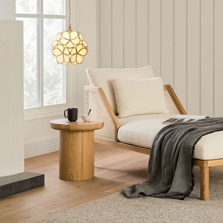 Pendant Light Glass Petal E27 Max 40W Ceiling Dining Room Bedroom Hanging Fixture Decorative Ambient Lighting | Kalsten