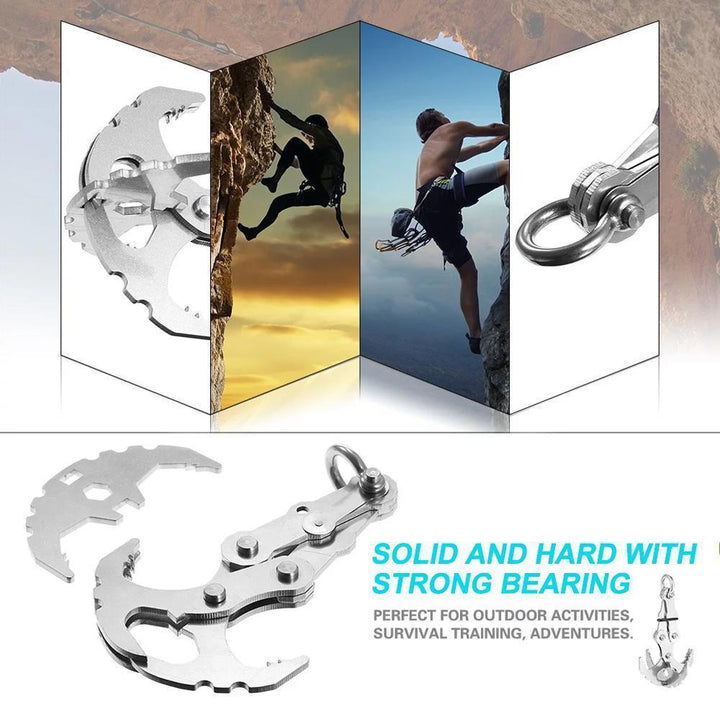 Kalsten | Stainless Steel Survival Folding Grappling Gravity Hook
