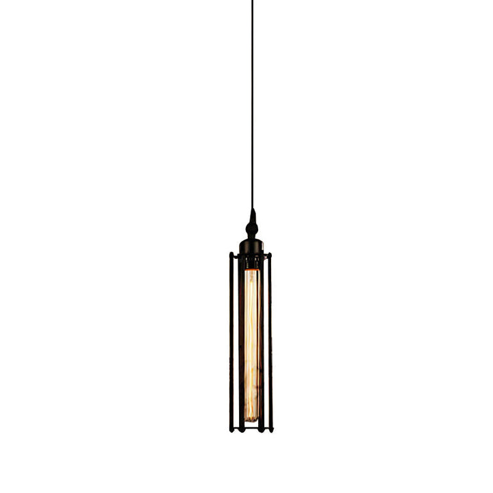 Iron Antique Flute Retro Industrial Style Pendant Lights with Tungsten Bulb | Kalsten