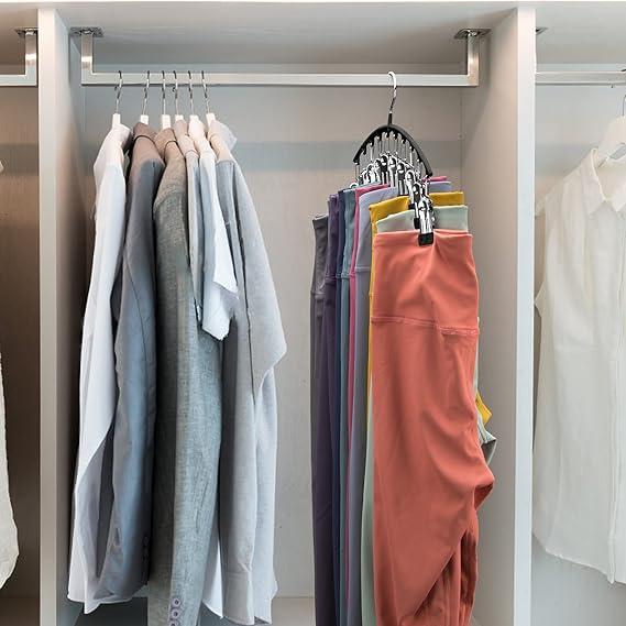 Leggings Organizer Hanger with Rubber Clips | Kalsten