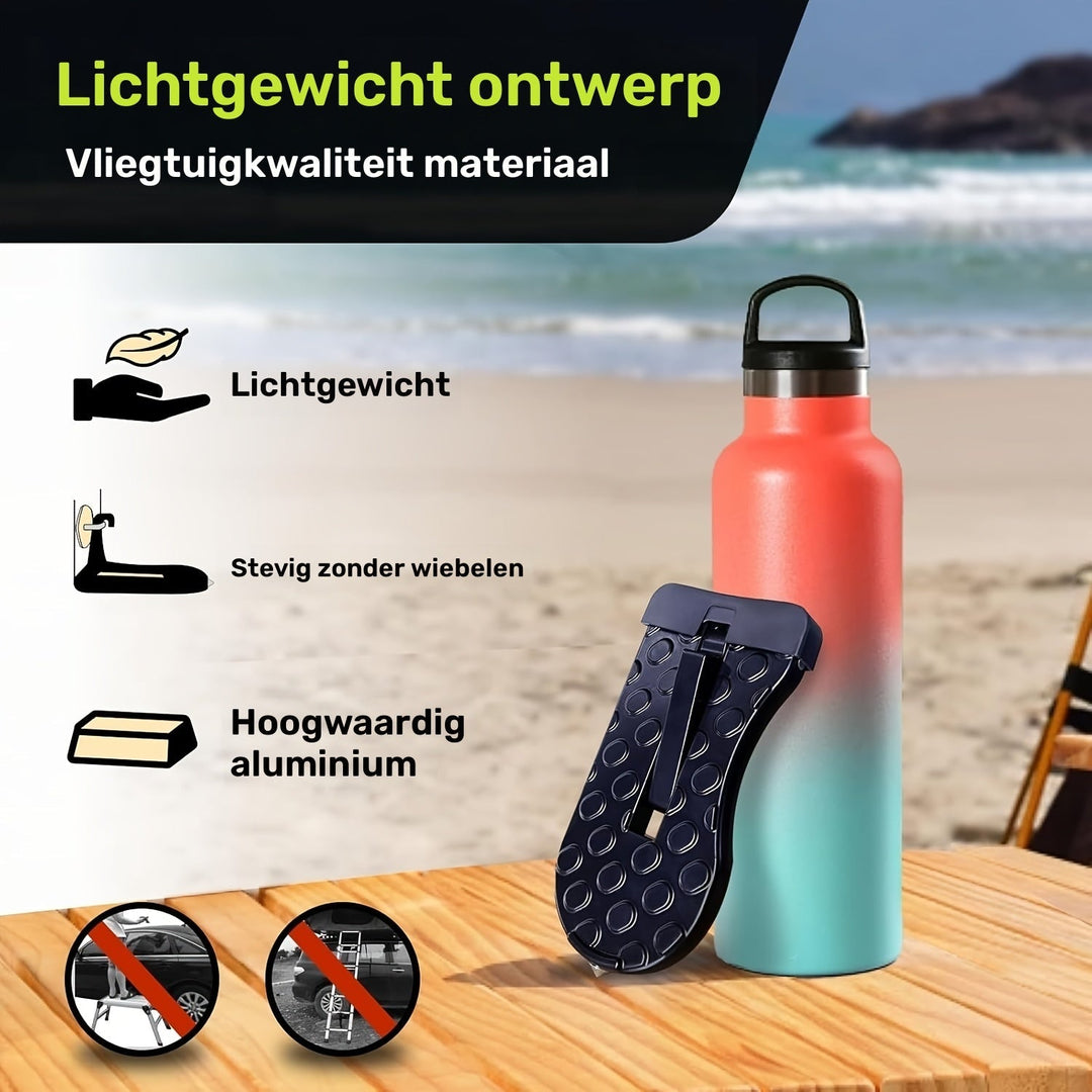 Car door step for roof access | Kalsten