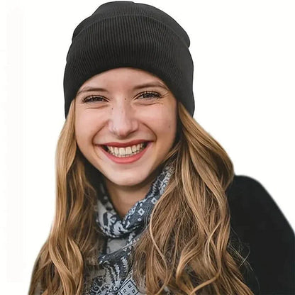 BowLift | Noor Silk Winter Hat – Wool & Silk – Anti-Frizz Hair Protection