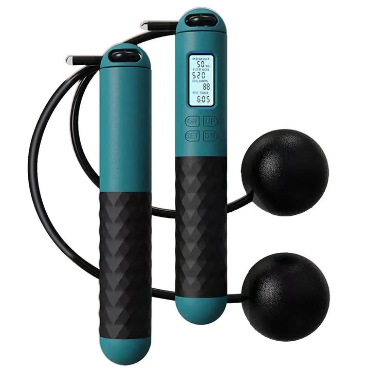 Wireless Jump Rope with Counter – Weighted Handles for Home Cardio Workouts | Kalsten