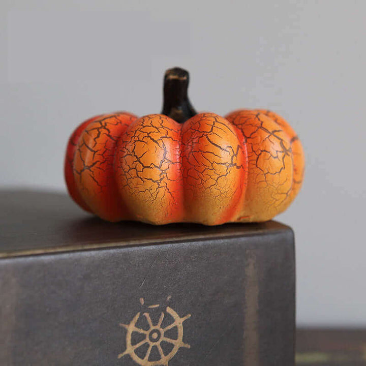 New Halloween Pumpkin Lantern Simulation Pumpkin LED Candle Lamp Resin Luminous Pumpkin | Kalsten