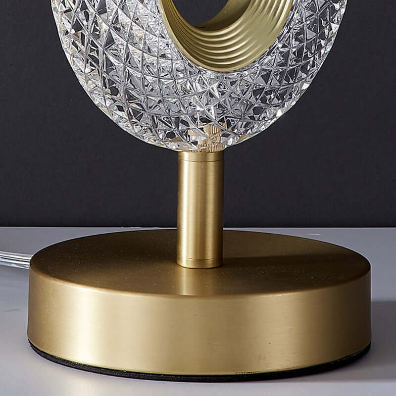 Acrylic Table Lamp With Led Crystal Light | Kalsten