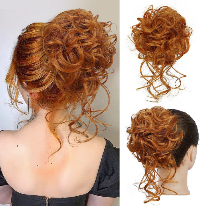 Curly Bun Hair Claw Clips Kalsten
