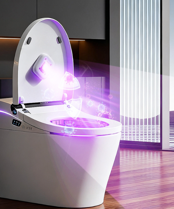 Kalsten | Rechargeable Attachable Ultraviolet LED Disinfection Lamp, with Auto-On/Off Design, for Home, Toilet & More