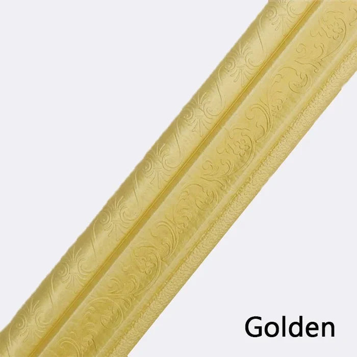 3D-wall trim - self-adhesive, environmentally protective 3D-wall trim with environmental protection