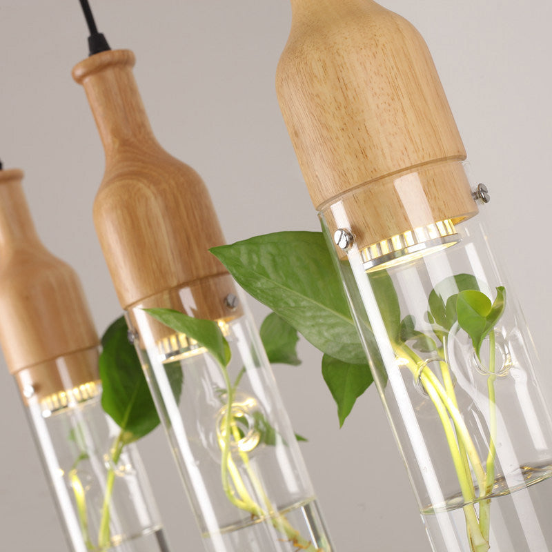 Wooden Modern LED Plant Pendant Lights | Kalsten