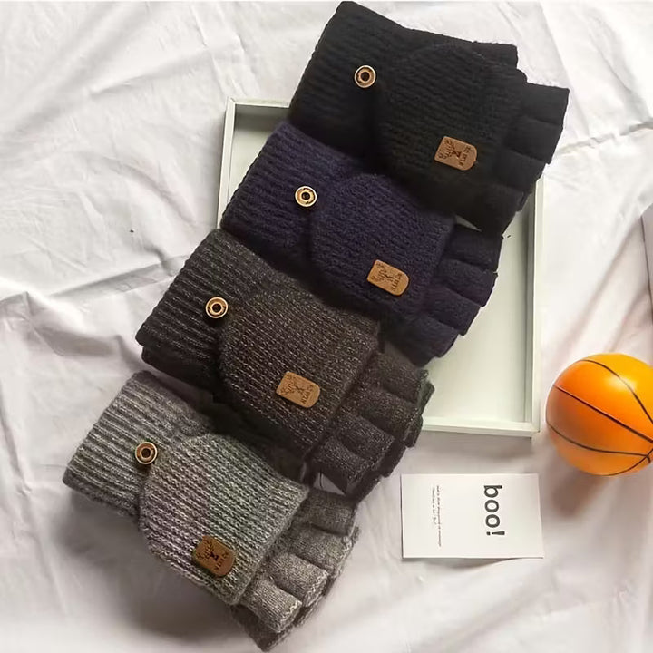 Kalsten | Men's WinterPro Fingerless Gloves – Thick, Warm and Comfortable