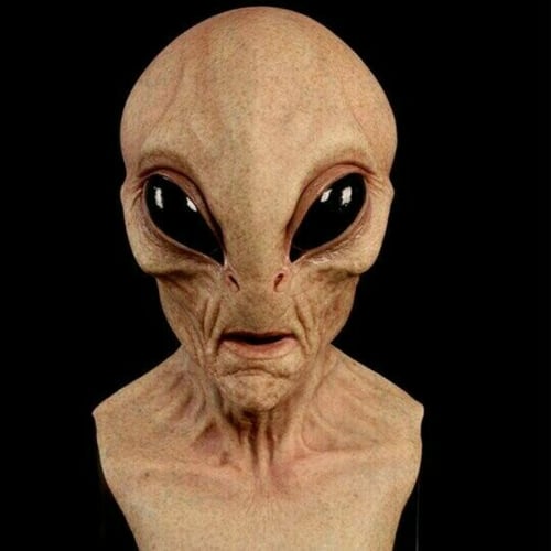 Realistic Alien Mask – Latex and Silicone Halloween Mask for Cosplay and and Parties | Karnz