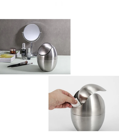 LuxBin Mini Stainless Steel Trash Can Karnz