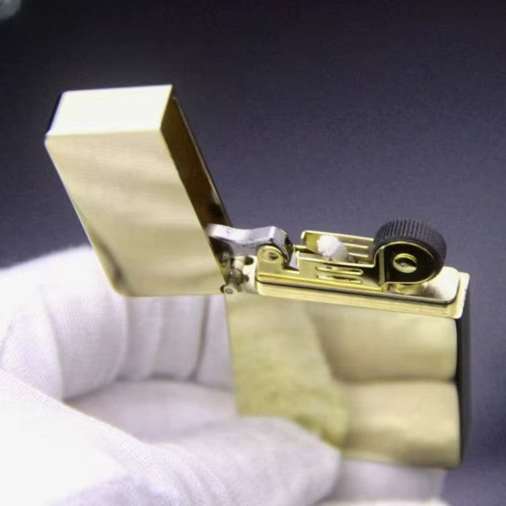 Classic Vintage Brass Windproof Lighter | Kalsten