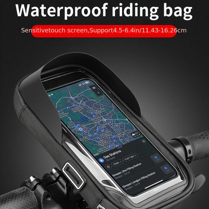 Waterproof Phone Holder for Bicycle and Motorcycle – 360° Rotatable and Suitable for 4.5–6.4 Inches | Karnz