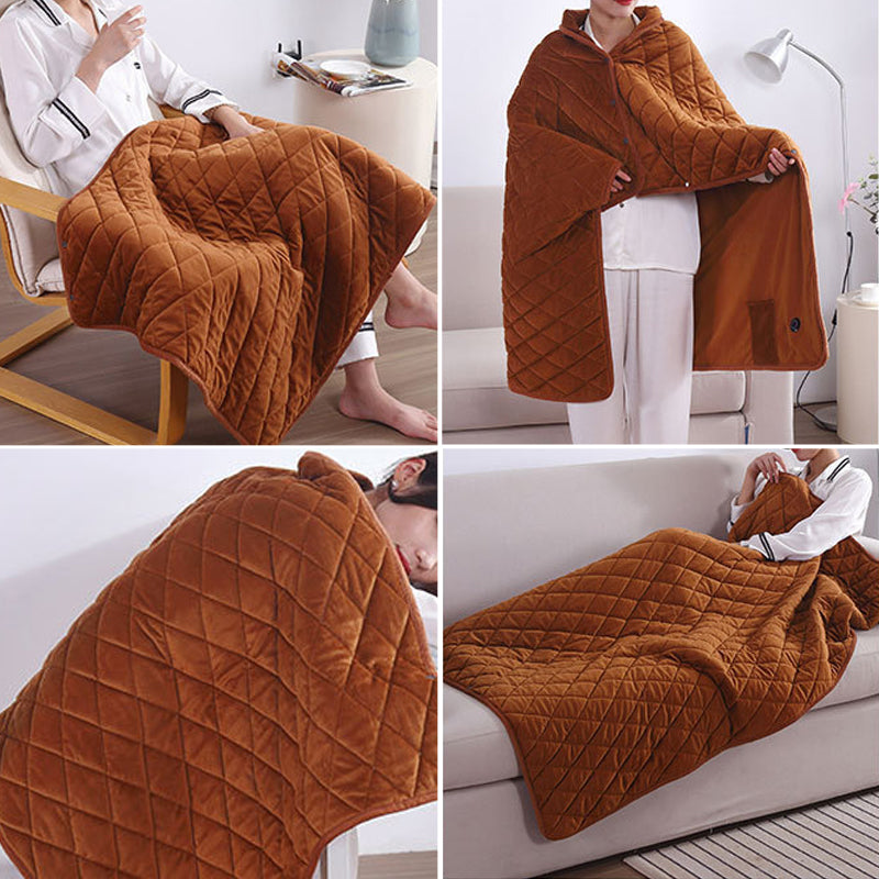 Skanto | CozyCharge – Portable USB Heated Blanket for Instant Warmth Anywhere