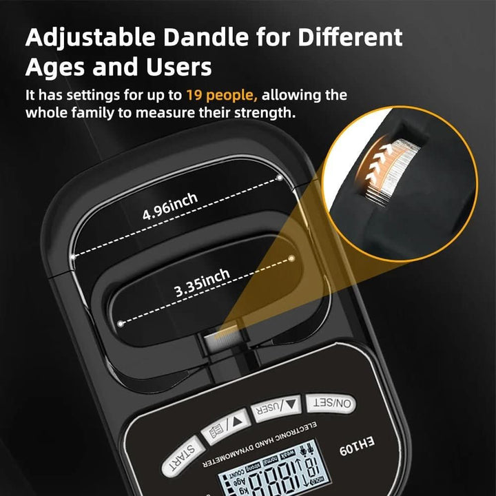 Kalsten | Precise hand-held measuring device for grip force measurement up to 120 kg