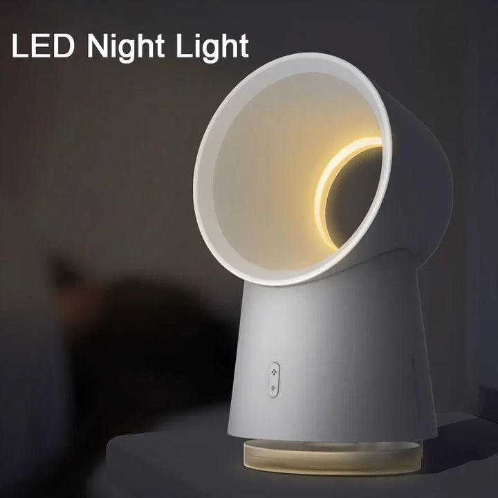 Bladeless USB Humidifier Fan with LED Night Light | Kalsten