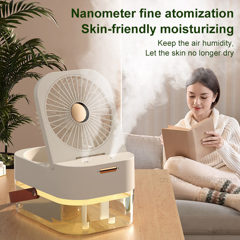 Portable Spray Fan With Night Light | Kalsten