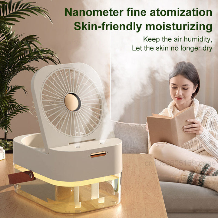 Portable Spray Fan With Night Light | Kalsten
