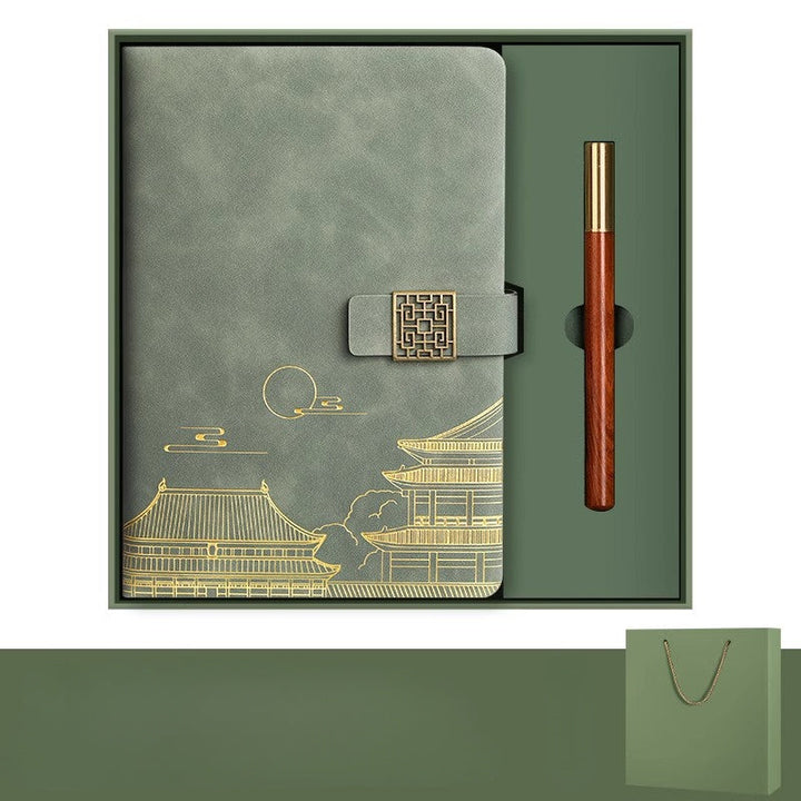 Imperia Luxe Gift Set – Notebook, Thermos Bottle and Pen in Gift Box | Noxord