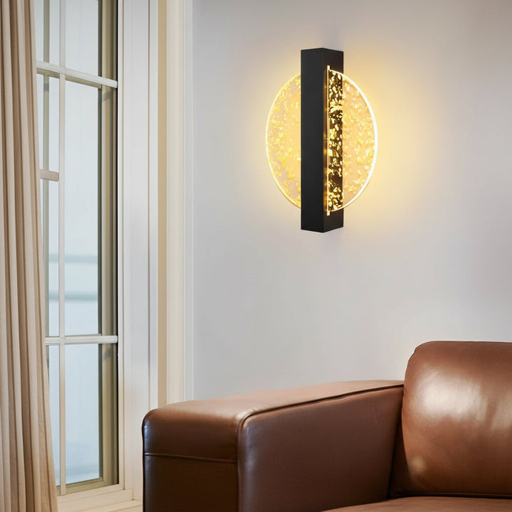 LED Wall Sconce Light – Modern Nordic Geometric Acrylic Bedside (25x20cm / 9.8x7.9in) | Kalsten