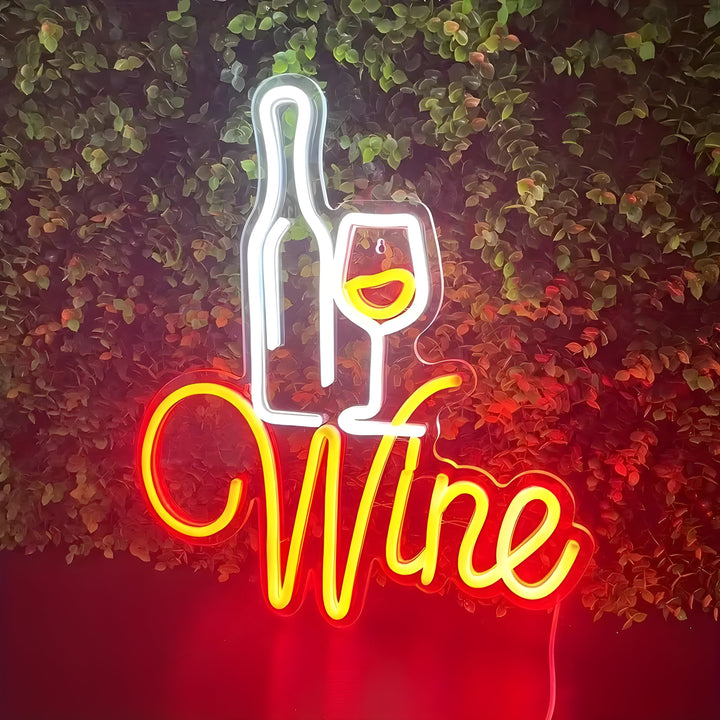 WineAura Light - Neon Wine Glass LED Party Light | Kalsten