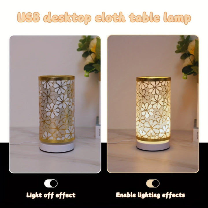 ModernLicht – Illuminated USB Table Lamp in Cylinder Kalsten