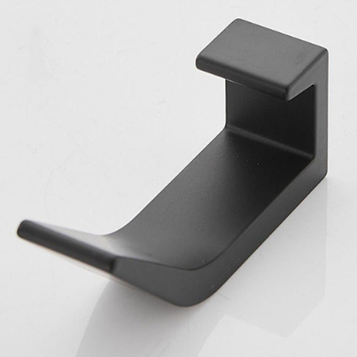 Aviro Aluminum Wall Hooks – Modern Black/White Set