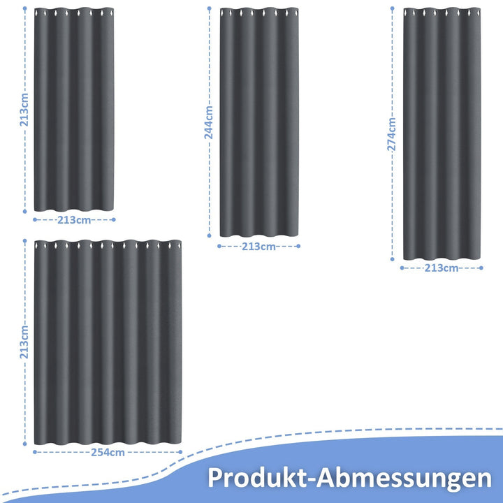 Outdoor Curtain Waterproof with Eyelets | Kalsten
