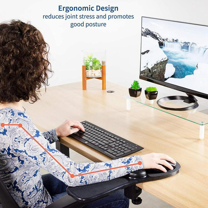 Ergonomic Armrest with Mouse Pad | Kalsten