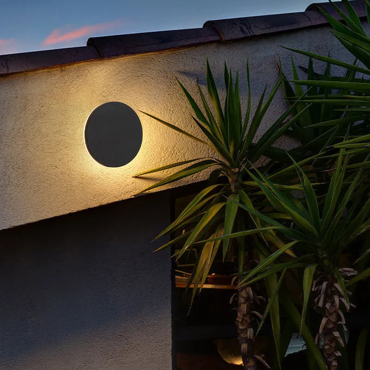 Modern Black Outdoor LED Wall Lamp Kalsten