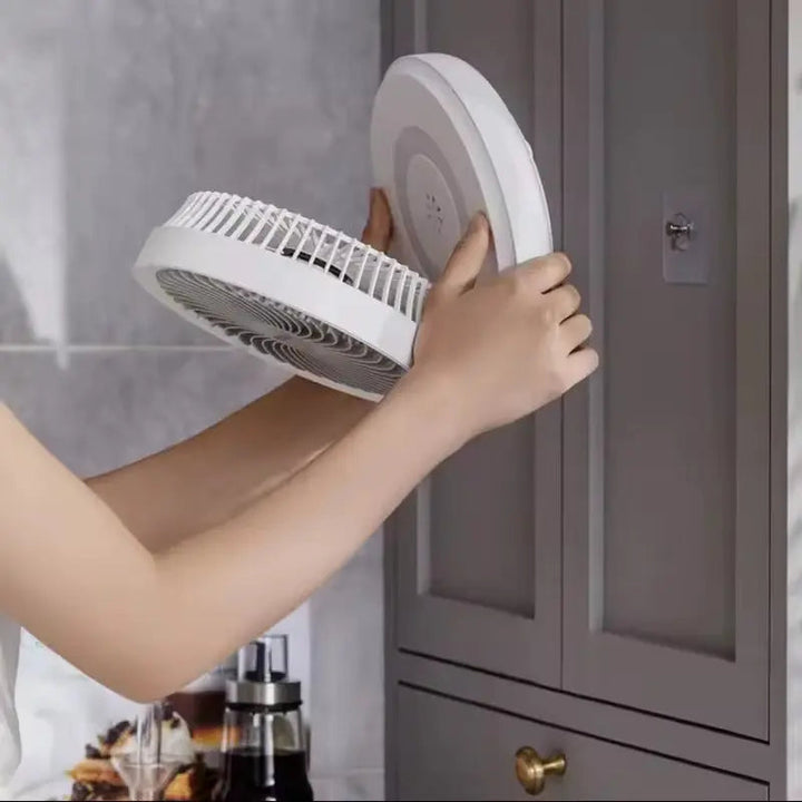 Kalsten | 2-in-1 Fan for Wall & Table – Quiet, Space-saving & Powerful