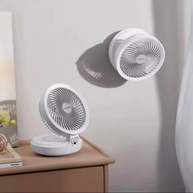Kalsten | 2-in-1 Fan for Wall & Table – Quiet, Space-saving & Powerful