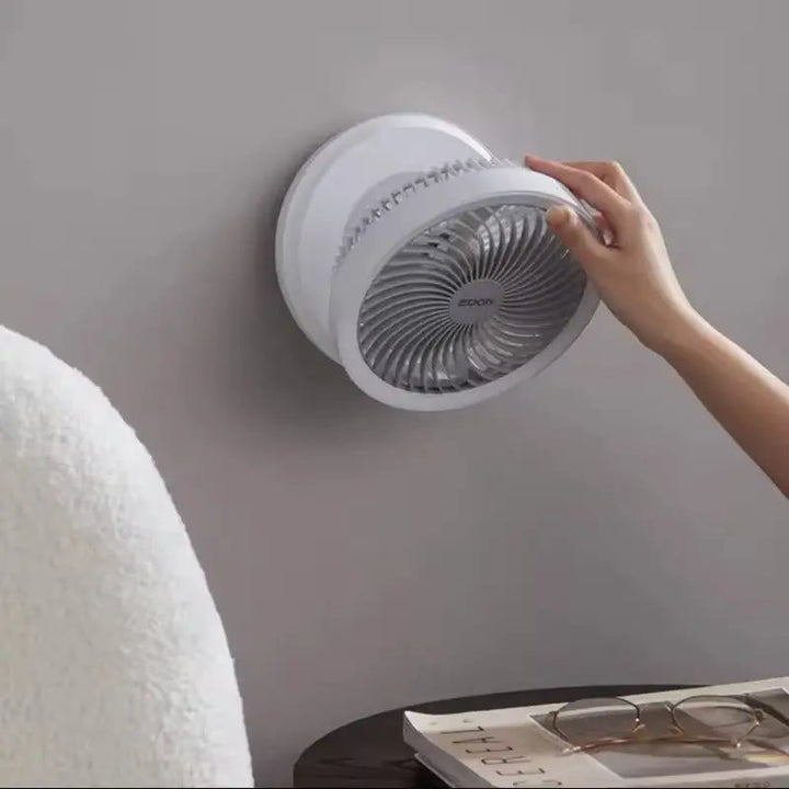 Kalsten | 2-in-1 Fan for Wall & Table – Quiet, Space-saving & Powerful