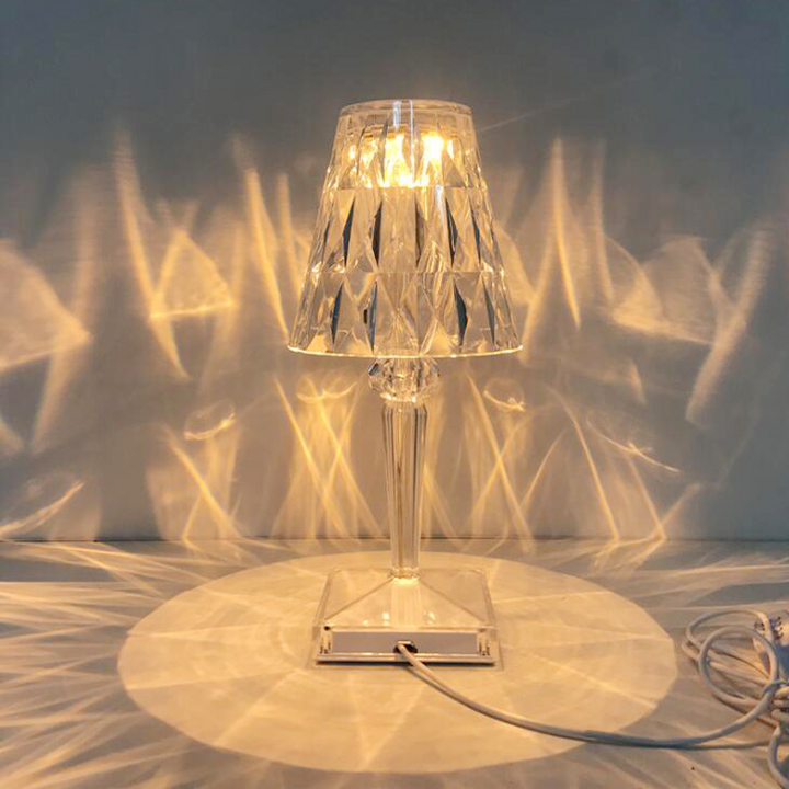 CrystalGlow Touch lamp – Elegant Table Lamp with Touch Sensor and USB | Kalsten