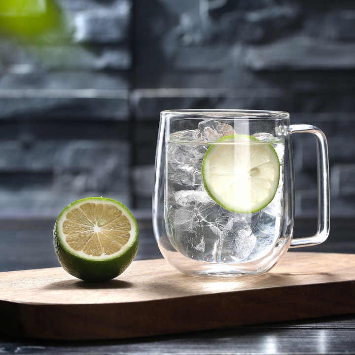 Kalsten | Handmade Double Thermal Insulated Glass Mug