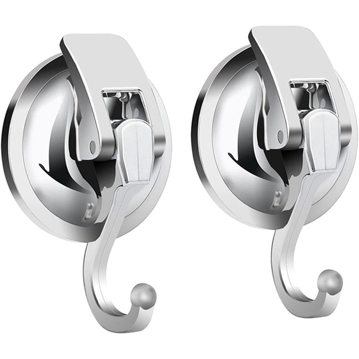 Kalsten | 2-Pack: Heavy-Duty Vacuum Suction Cup Hooks