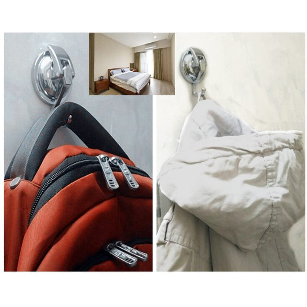 Kalsten | 2-Pack: Heavy-Duty Vacuum Suction Cup Hooks