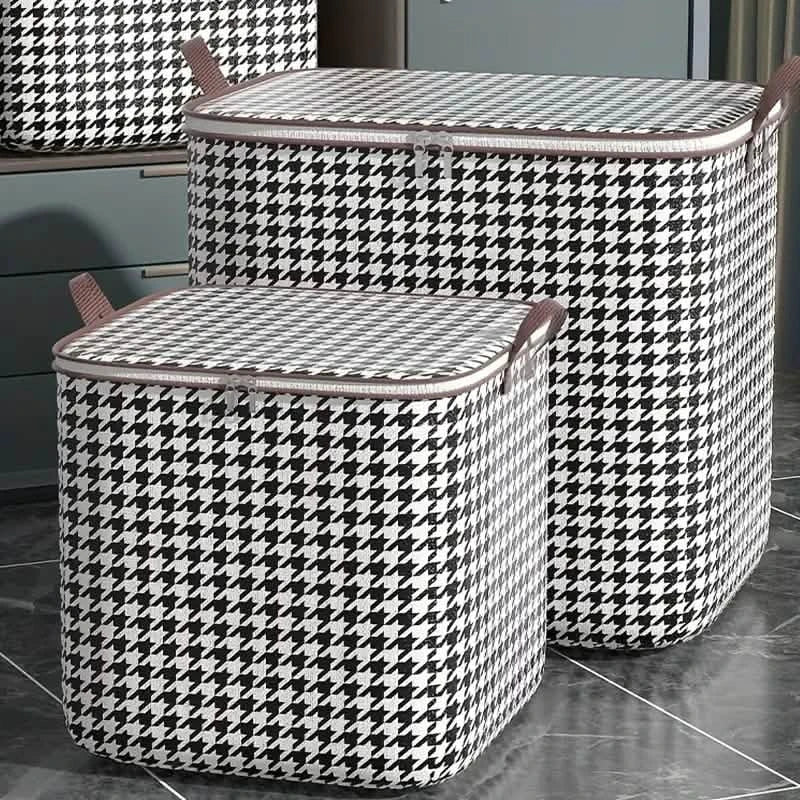 Kalsten | 2-Pack: Quilt Storage Bag Organizer Nonwoven Dustproof Foldable Closet Space-Saving Bag